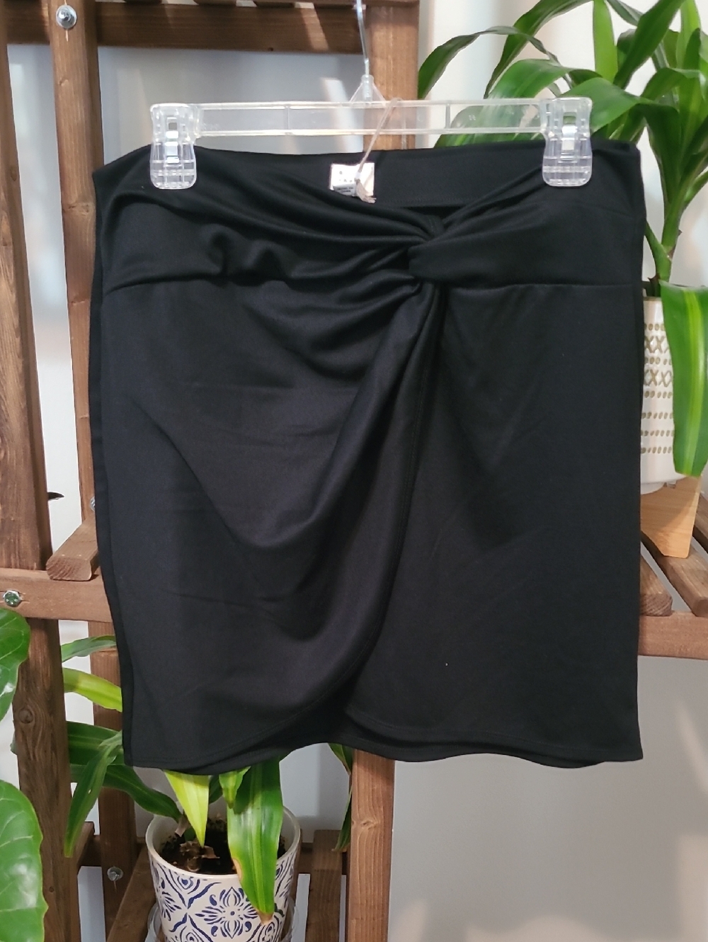 A New Day Knot Front Wrap Mini Skirt - Picture 2 of 6
